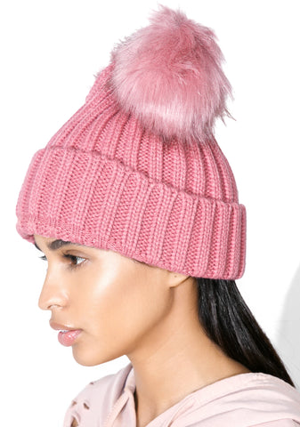 BB Kuma Pom-Pom Beanie