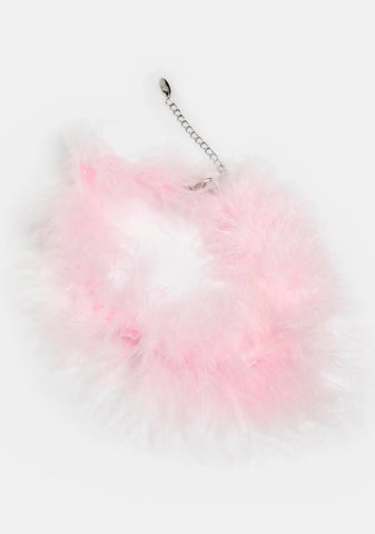 Long Distance Feather Choker