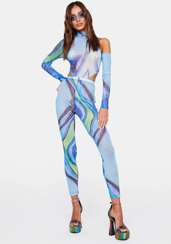 Rogue Fashionista Printed Catsuit