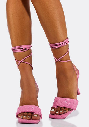 Babe Major Motif Quilted Sandals