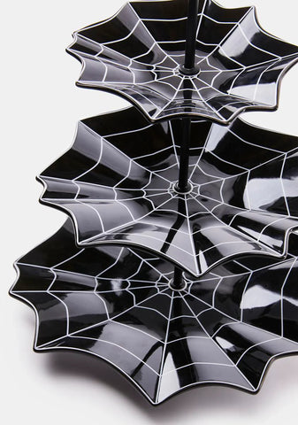 Web Of Lies Tiered Platter