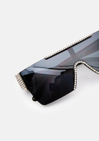 Take You Down Shield Sunglasses