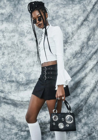 Her Bad Self Long Sleeve Crop Top