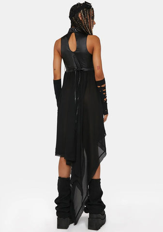 Compression Corset Midi Dress