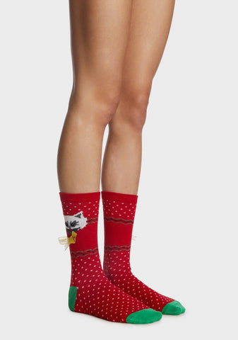 Meowy X-Mas Socks