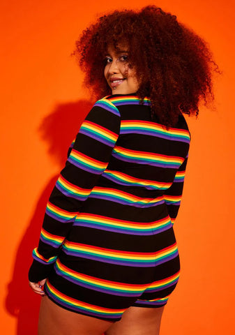 Always Strutting By Life Rainbow Onesie