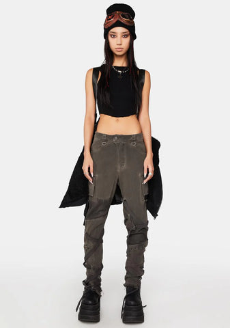 Modulation Unisex Patchwork Cargo Pants