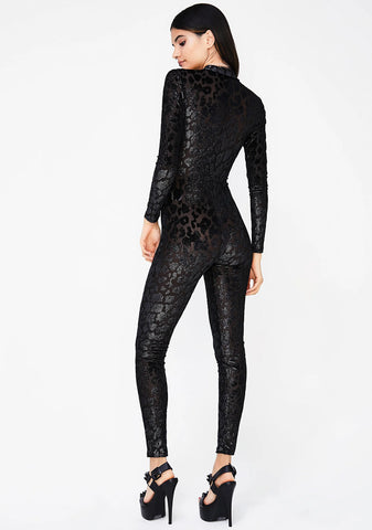 Wild Spotz Burnout Catsuit
