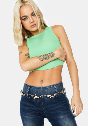 With The Waves Dolphin Belt