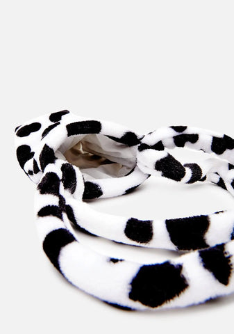 Can't Deal Cow Print Crossbody Bag