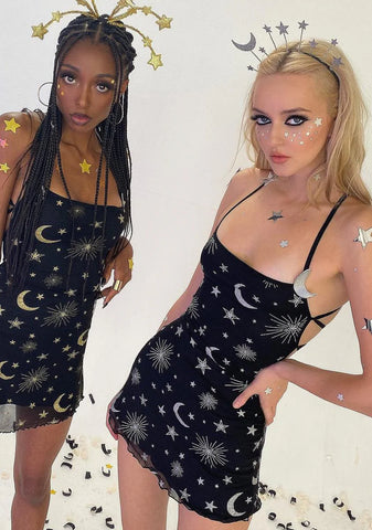 Among The Stars Dress And Headband Costume