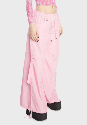 Bubblegum Punk Cred Wide Leg Pants