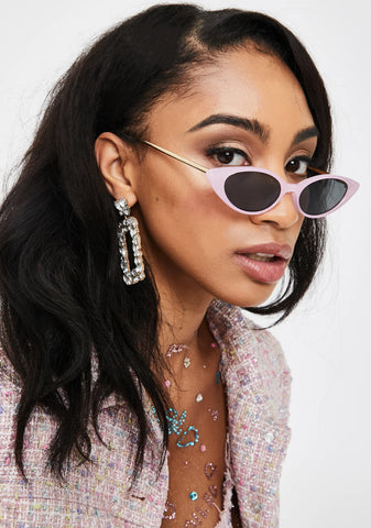 Lilac Isla Cat-Eye Sunglasses