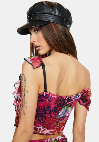 Beat The Streets Chiffon Top