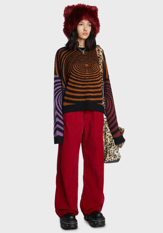 Red Cord Release Jeans