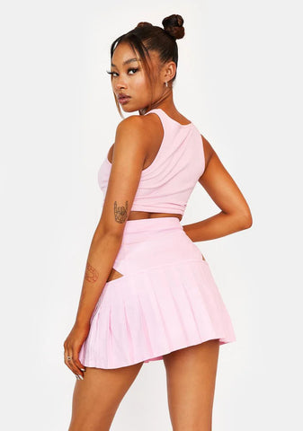 Sweet Heartbreaker In Town Pleated Skirt