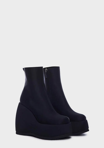 Roxanne Wedge Ankle Boots