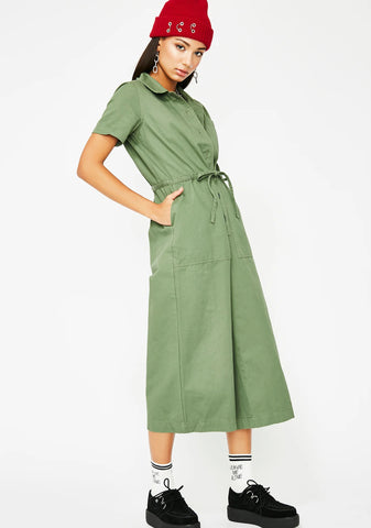 Riot Babe Cropped Jumpsuit