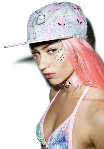 Alien Speckled Cyber Punk Hat