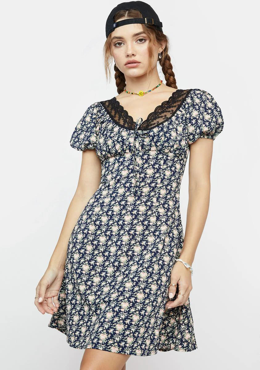 Thought Of U Floral Mini Dress