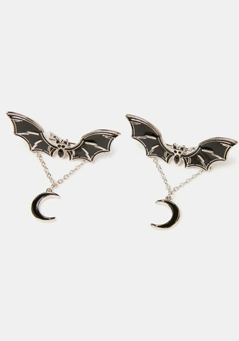 You Little Devil Bat Hair Clips