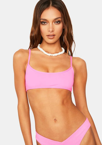 Watermelon Dallas Bikini Top