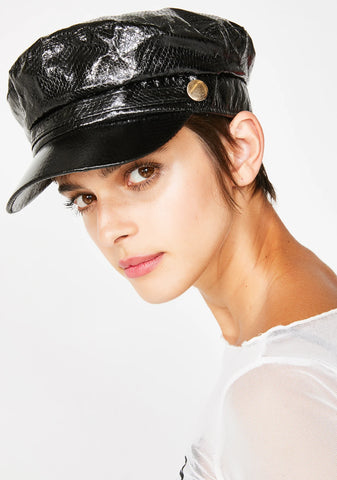 Backstage Bae Patent Hat