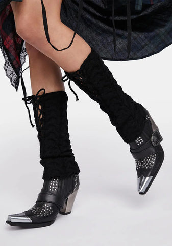 Jinxed You Knit Leg Warmers