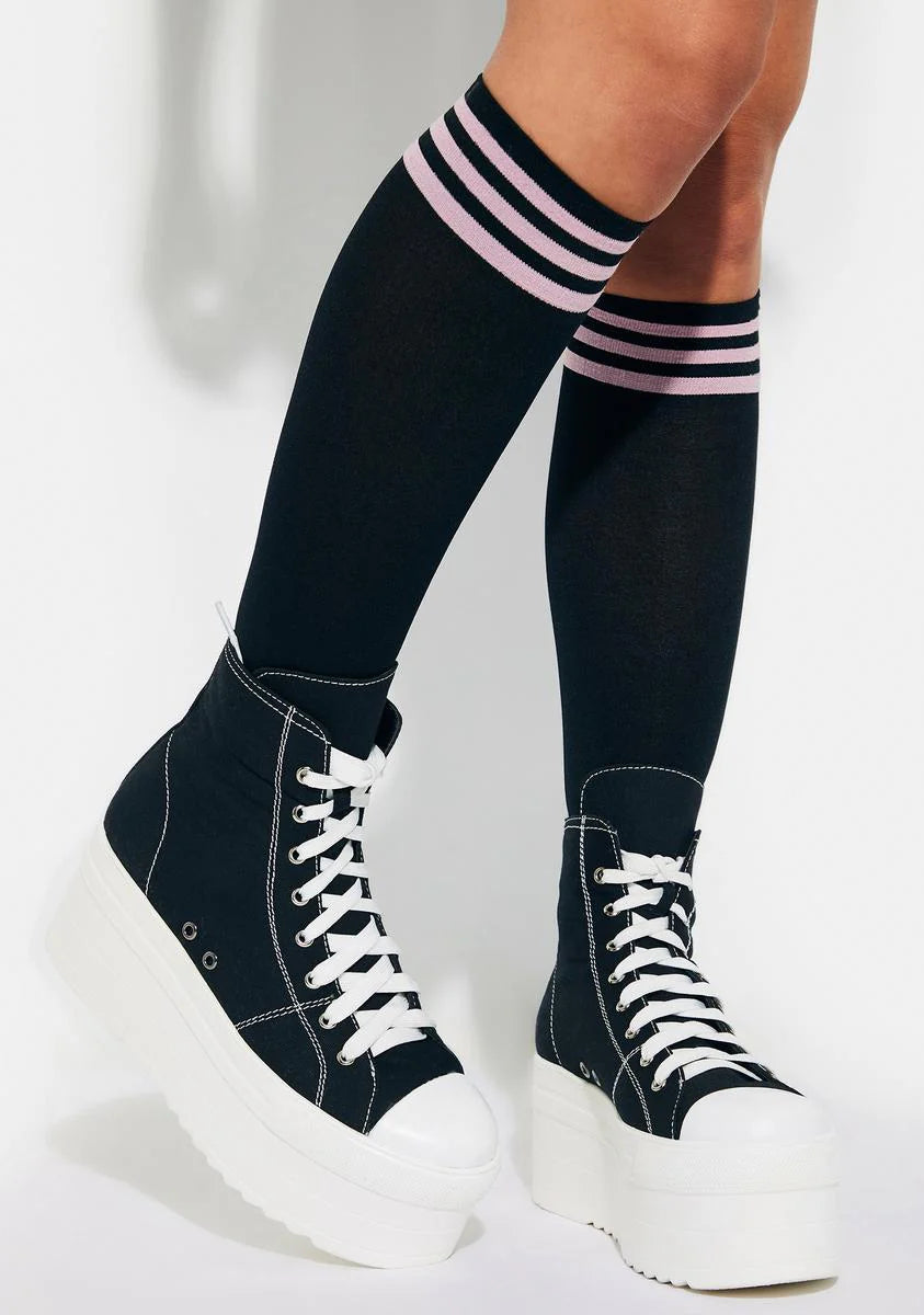Safe Haven Platform High Top Sneakers