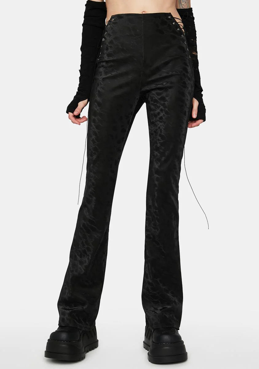 Currency Of Love Cut Out Pants