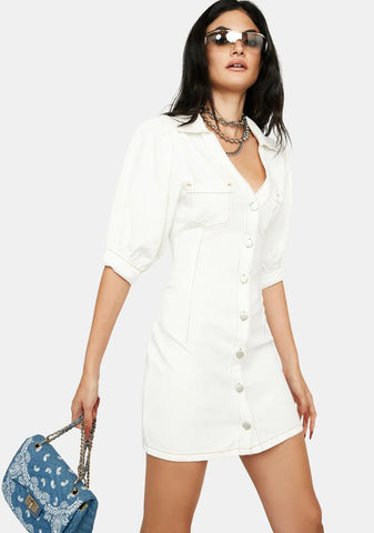 Real Trendsetter Denim Mini Dress