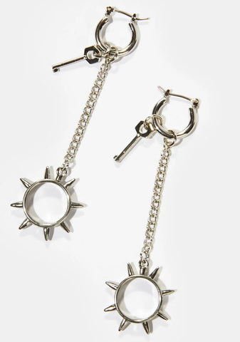 Cuffs Up Drop Earrings