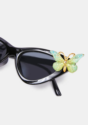 Trapped In Paradise Cat Eye Sunglasses