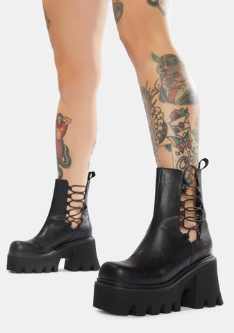 Snake Vibes Ankle Boots