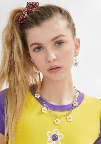 Petal Perfect Daisy Necklace Set