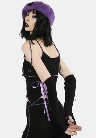 Dark Trance Tank And Gloves Set