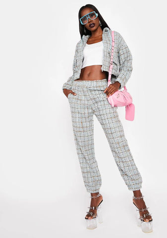Changing The Rules Tweed Joggers
