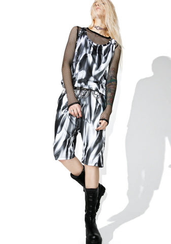 Liquid Silver Shorts