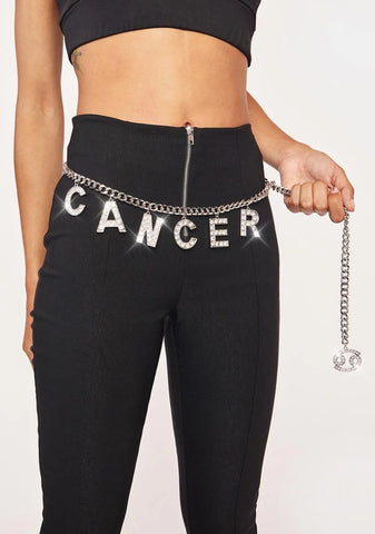 Special Shoutout Rhinestone Charm Belt