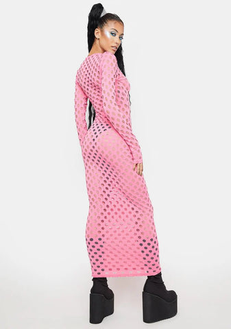 Keeping Score Cutout Maxi Dress