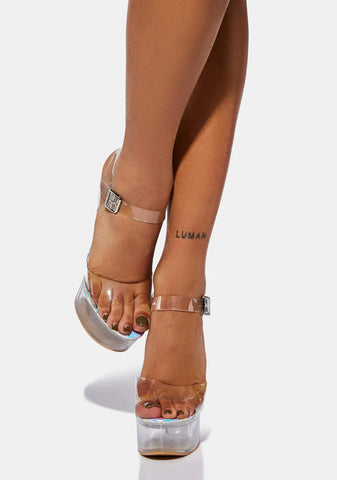 Chrome Bait The Bouncer Platform Heels