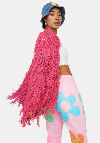 Love Acknowledge It Crochet Cardigan