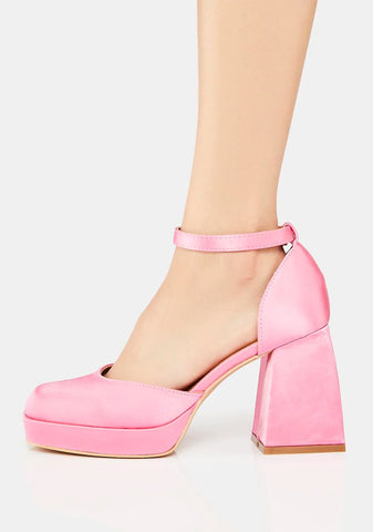 Blush Simply The Best Block Heels