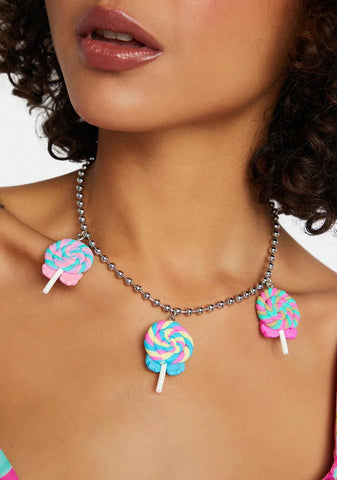 Lollipop Poppin Necklace