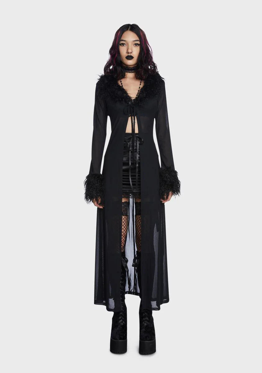 Sound Of Us Mesh Maxi Jacket