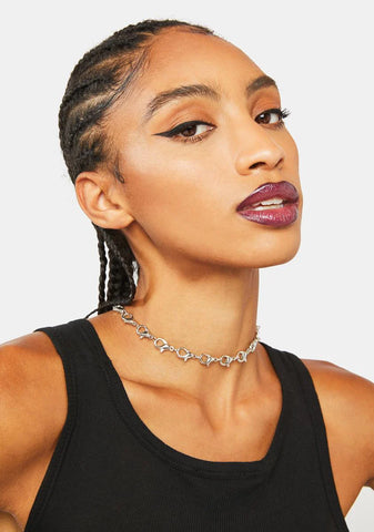 Hooked On You Necklace And Earrings Set