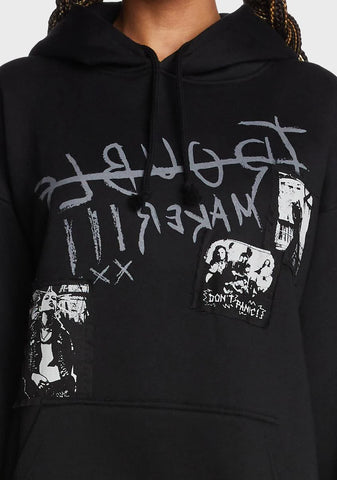 Troublemaker Patches Hoodie