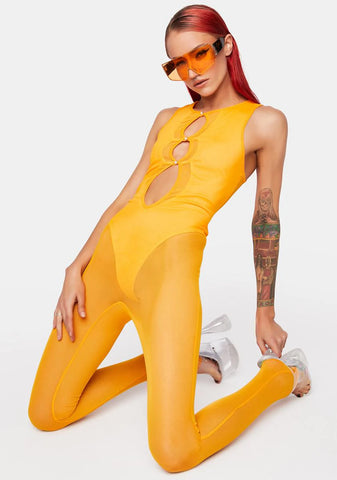 Modern Fusion Mesh Jumpsuit