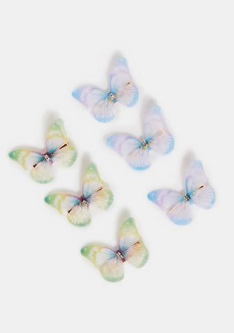 Azure Nature's Glow Hair Clip Set