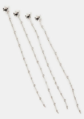 Windswept Beauty Butterfly Clip Set